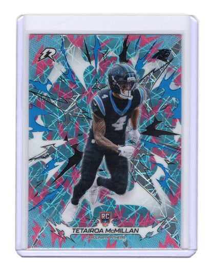 2025 Topps Resurgence Tetairoa McMillan #111 Sky Blue Pink Shock Laser RC