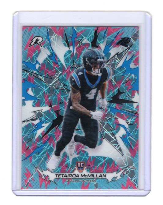 2025 Topps Resurgence Tetairoa McMillan #111 Sky Blue Pink Shock Laser RC