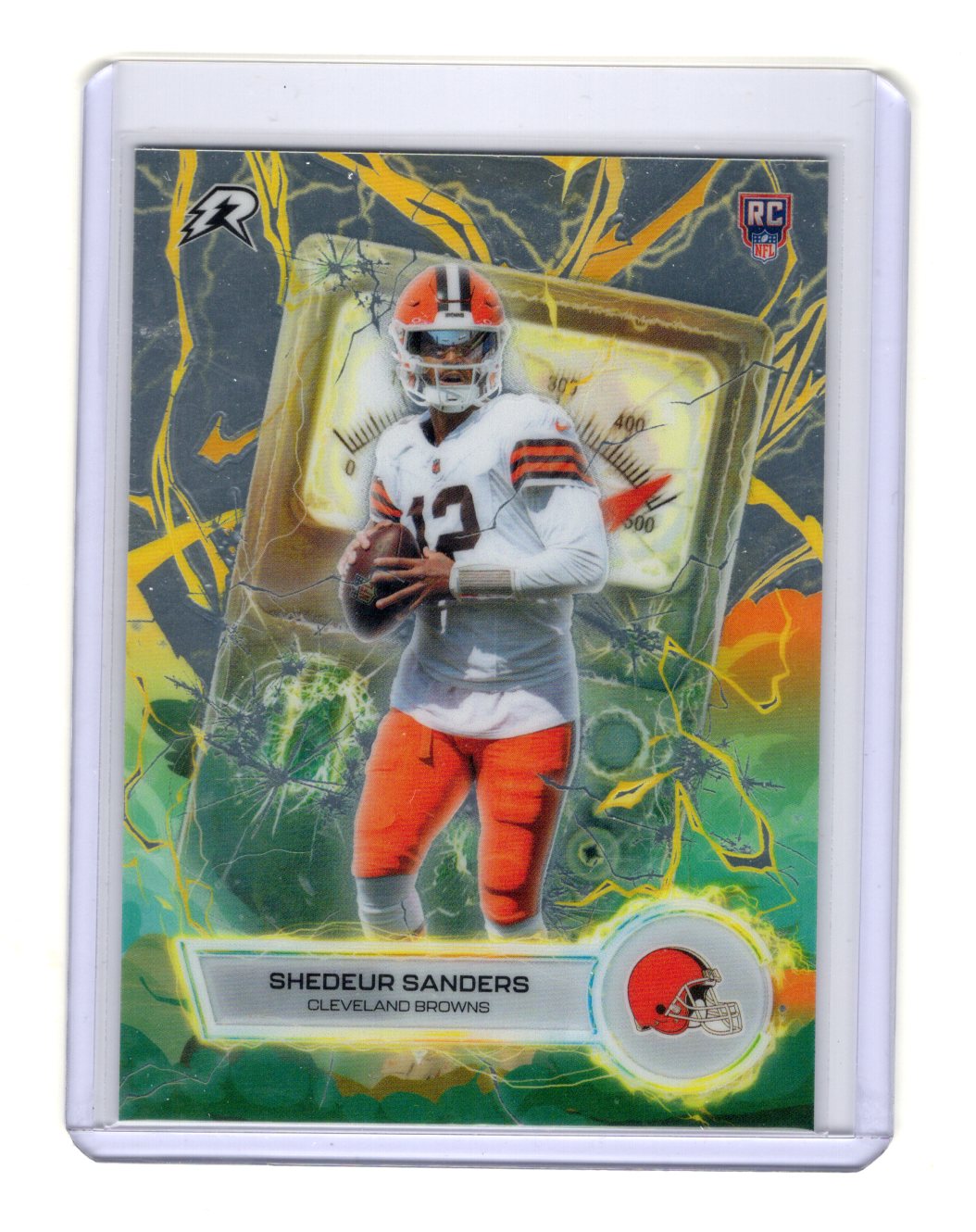2025 Topps Resurgence Shedeur Sanders Card Voltaic Cleveland Browns
