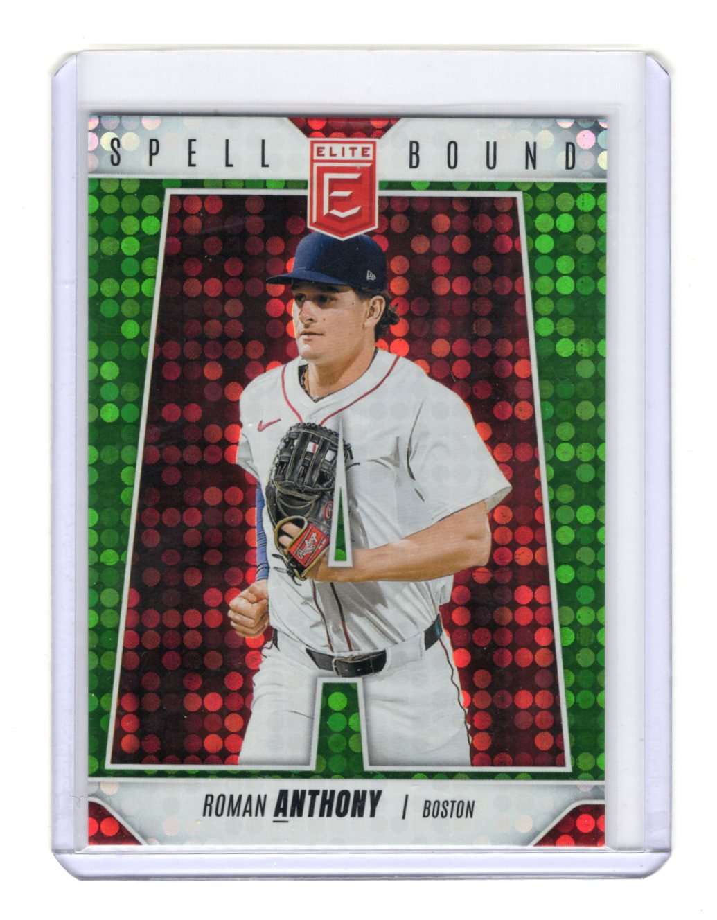 2026 Donruss Elite Roman Anthony Card Spellbound Green Disco Boston Red Sox