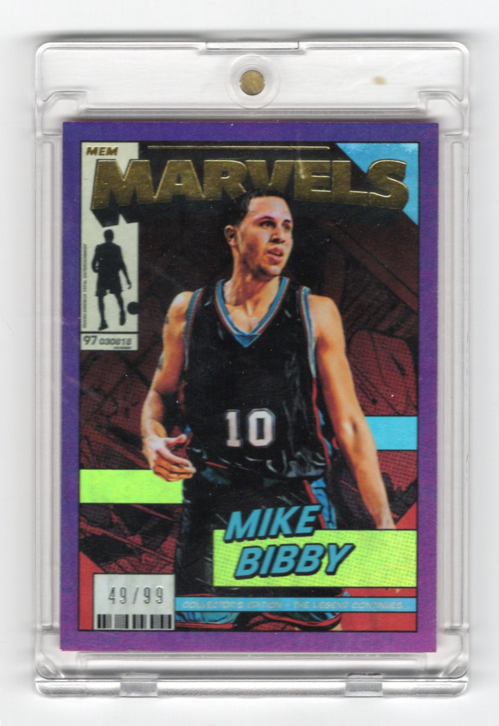 2026 Panini 90s Pop Culture Marvels Mike Bibby Purple /99 #MV-MB  Grizzlies