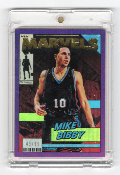 2026 Panini 90s Pop Culture Marvels Mike Bibby Purple /99 #MV-MB  Grizzlies