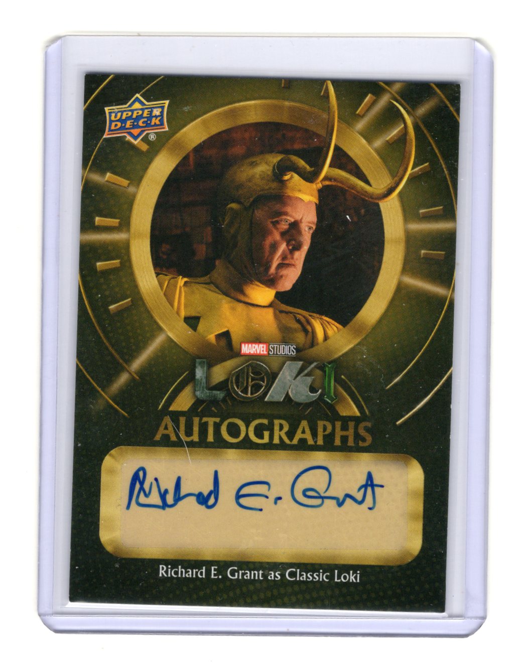 2023 Upper Deck Marvel Loki Richard E. Grant as Classic Loki Autograph Auto