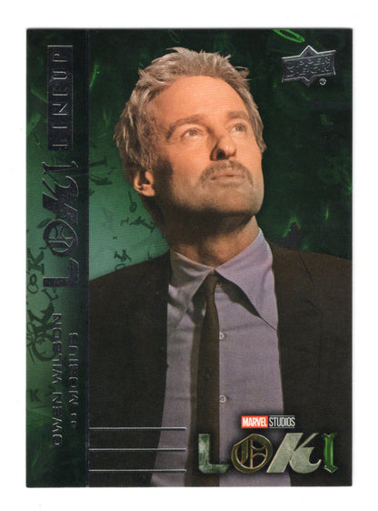 2023 Upper Deck Marvel Loki Season 1 Mobius Card Loki Lineup