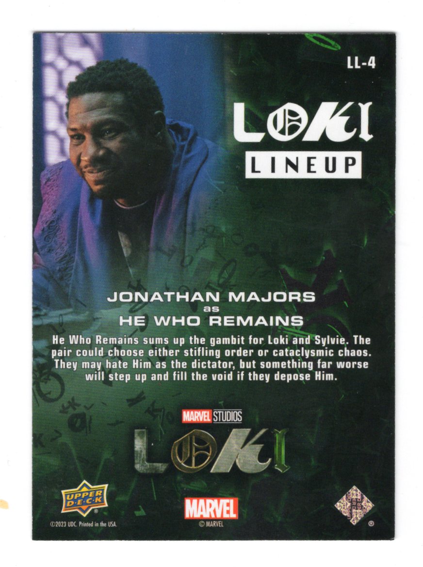 2023 Upper Deck Marvel Loki Season 1 He Who Remains Card Loki Lineup