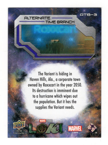 2023 Upper Deck Marvel Loki Season 1 Alabama 2050 Card Alternate Time Branch