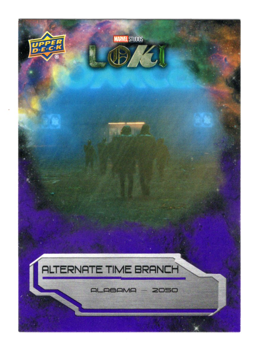 2023 Upper Deck Marvel Loki Season 1 Alabama 2050 Card Alternate Time Branch