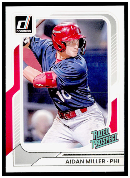 2026 Donruss Aidan Miller Card Philadelphia Phillies