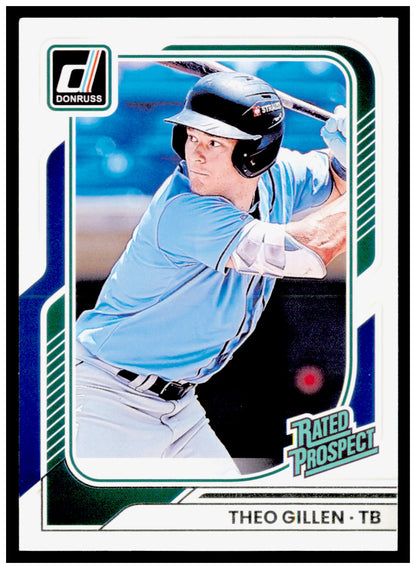 2026 Donruss Theo Gillen Card Tampa Bay Rays