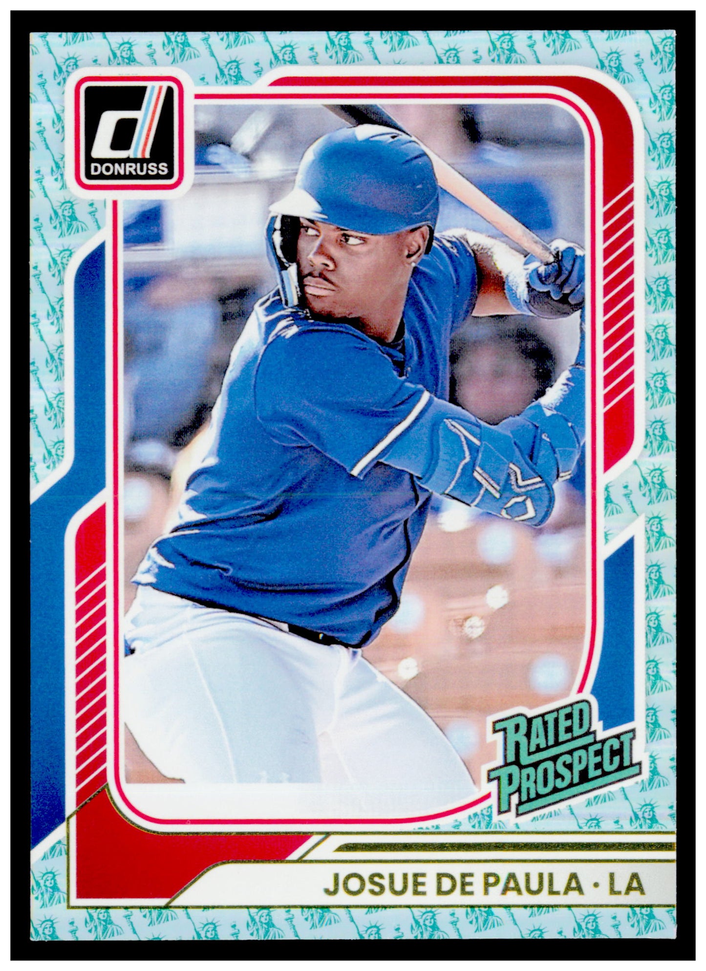 2026 Donruss Josue De Paula Card Liberty Los Angeles Dodgers