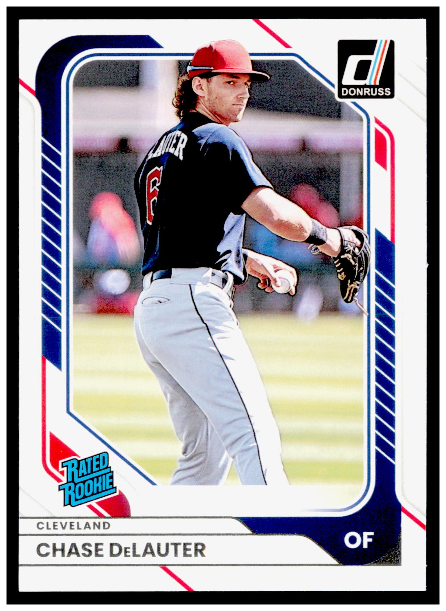 2026 Donruss Chase DeLauter Card Rookie Cleveland Guardians