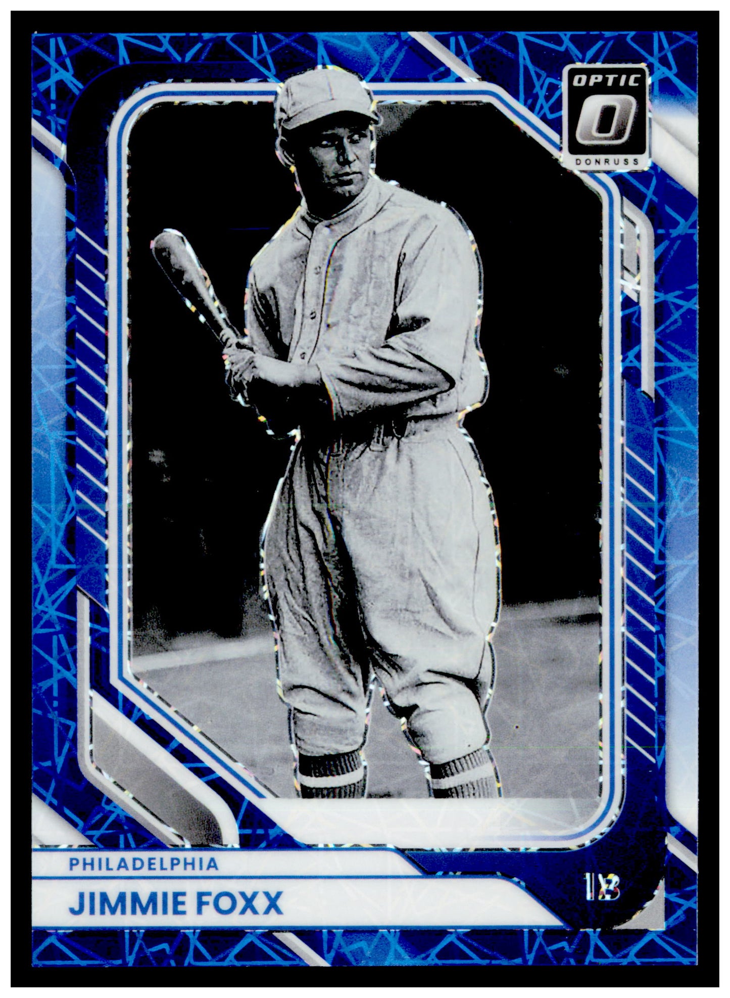 2026 Donruss Jimmie Foxx Card Optic Blue Velocity Philadelphia Athletics