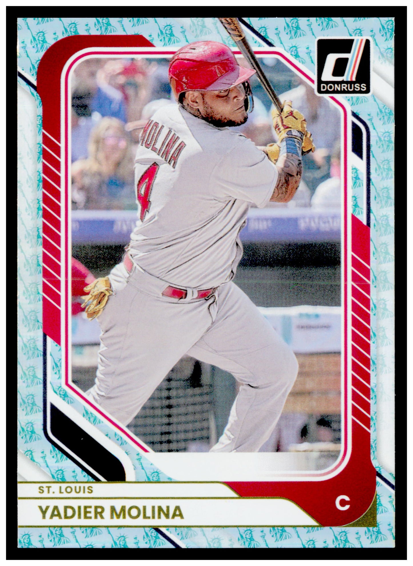 2026 Donruss Yadier Molina Card Liberty St. Louis Cardinals