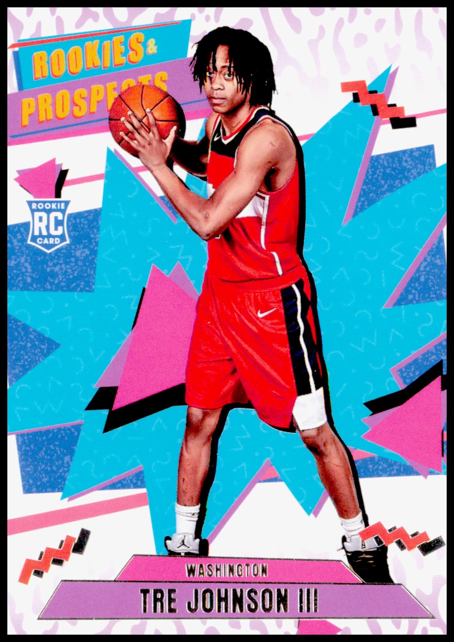 2026 Panini Decades 90s Pop Culture Tre Johnson III Card Washington Wizards