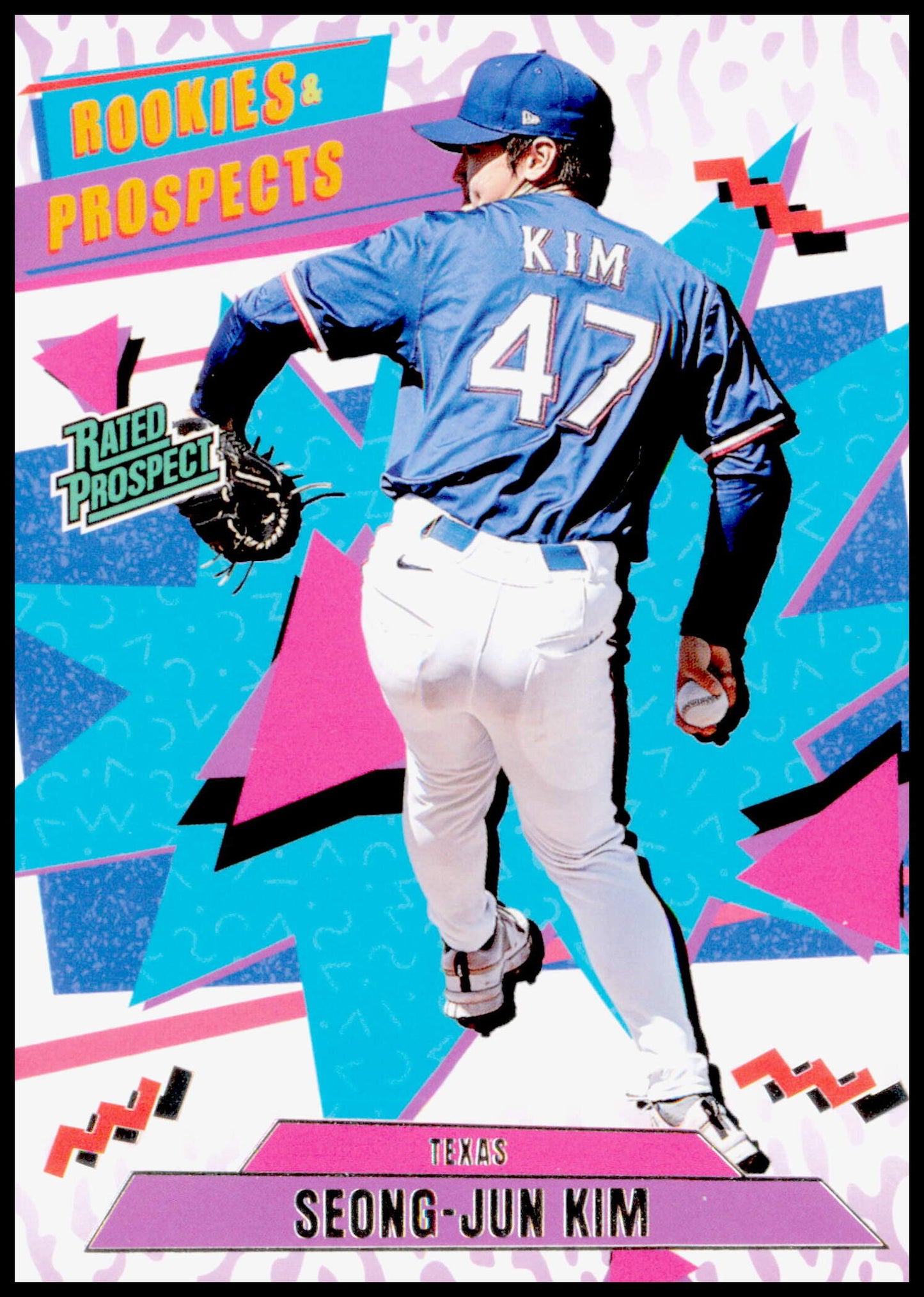 2026 Panini Decades 90s Pop Culture Seong-Jun Kim Card Texas Rangers