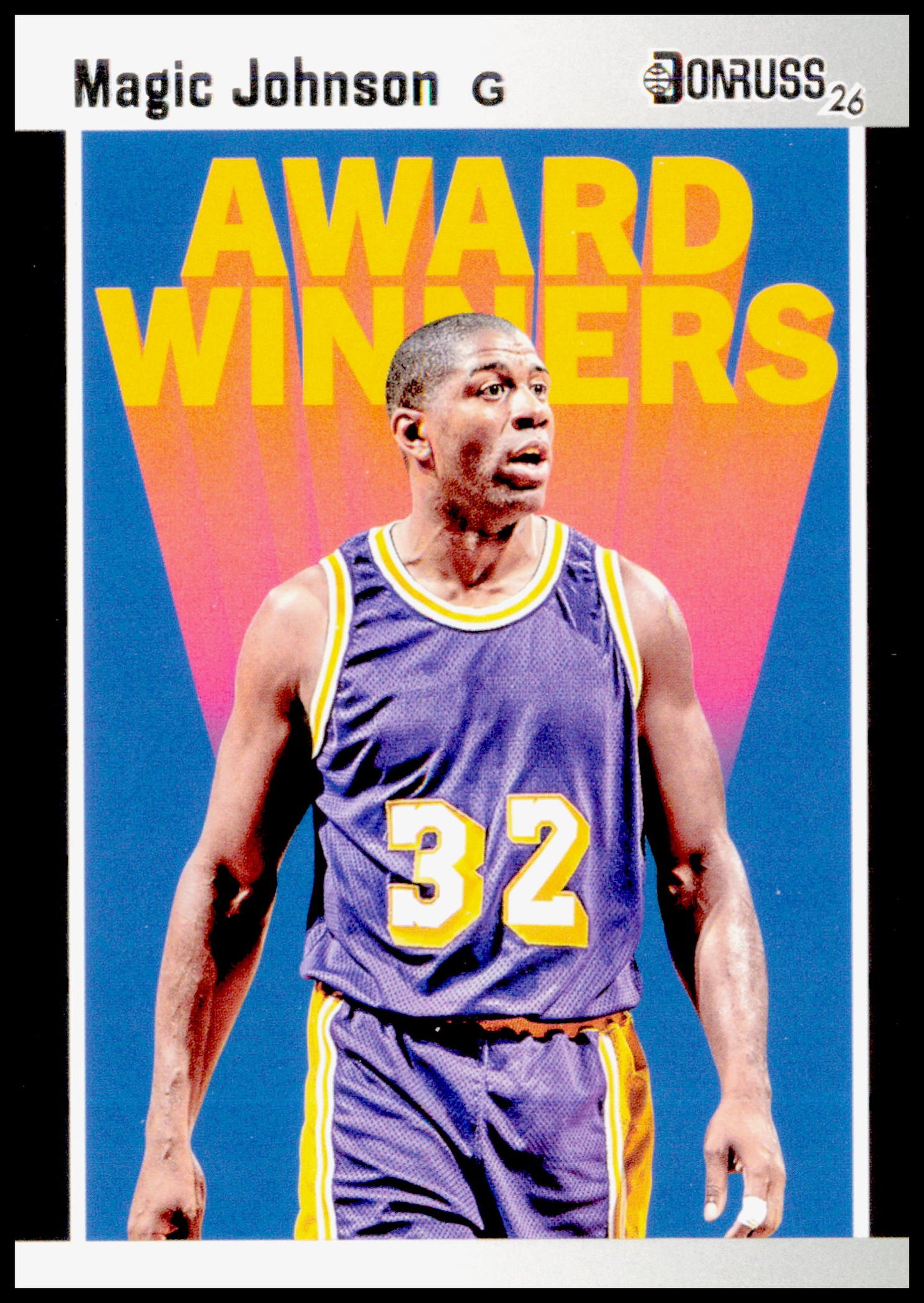2026 Panini Decades 90s Pop Culture Magic Johnson Award Winners  Lakers