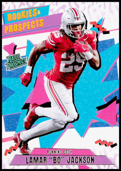 2026 Panini Decades 90s Pop Culture Lamar "Bo" Jackson Card Ohio State Buckeyes