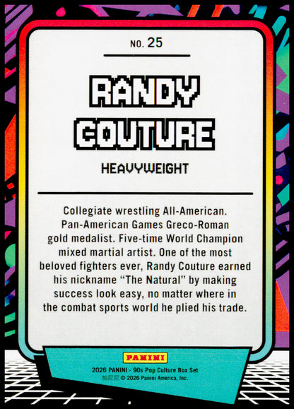2026 Panini Decades 90s Pop Culture Randy Couture Card not available