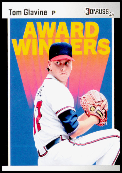 2026 Panini Decades 90s Pop Culture Tom Glavine Award Winners Atlanta Braves