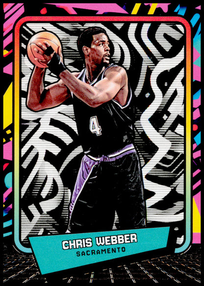 2026 Panini Decades 90s Pop Culture Chris Webber Card Sacramento Kings