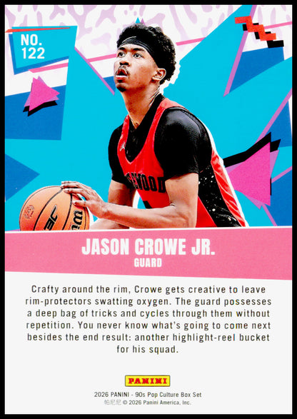 2026 Panini Decades 90s Pop Culture Jason Crowe Jr. Card
