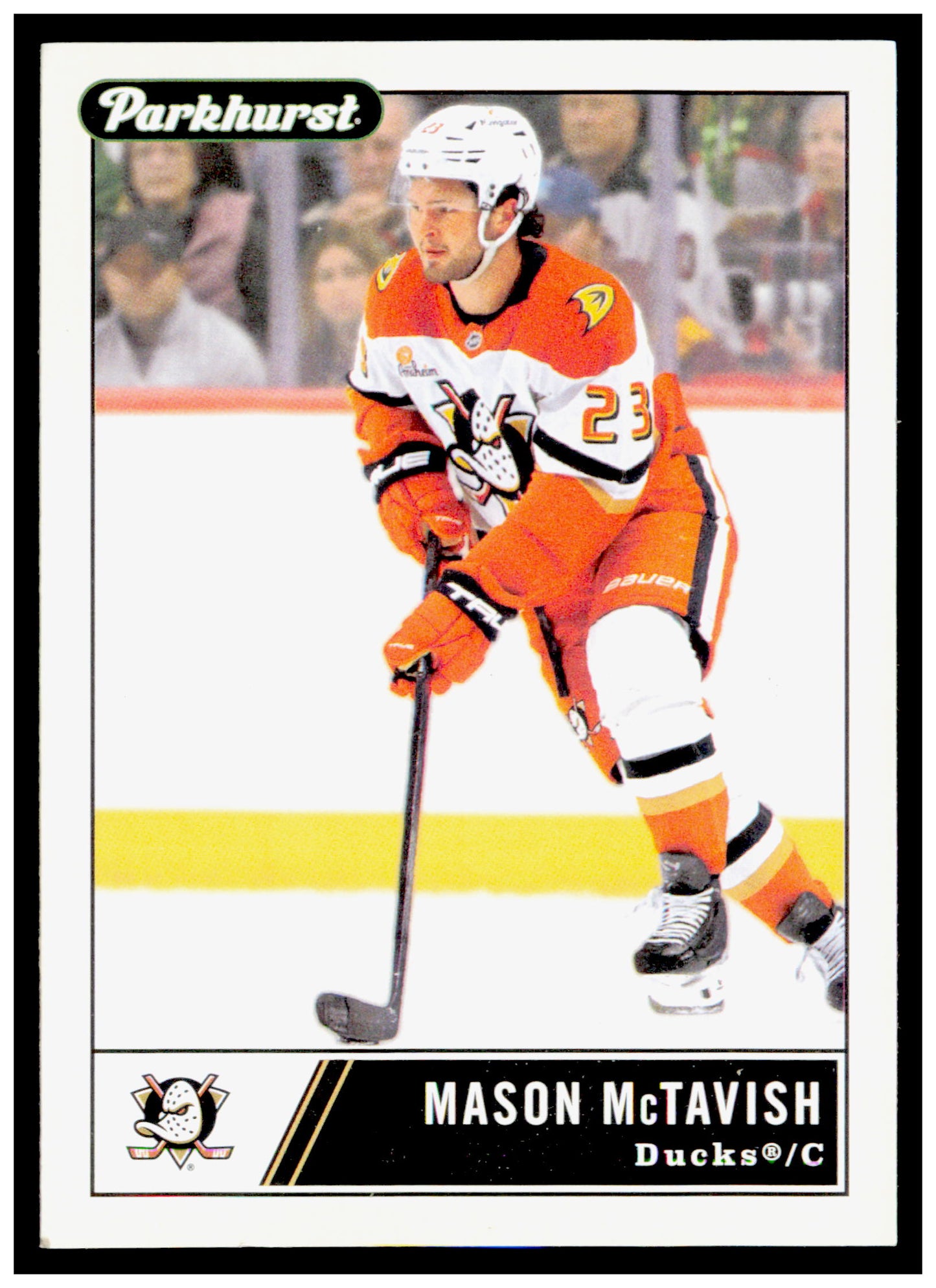 2025-26 Parkhurst Mason McTavish Card Anaheim Ducks