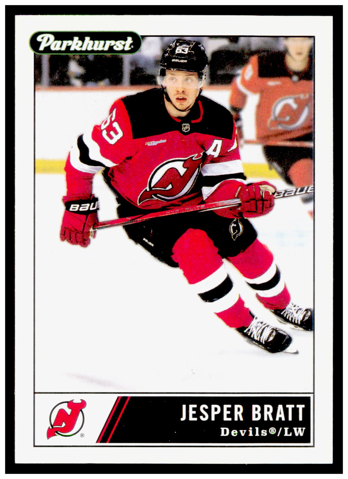 2025-26 Parkhurst Jesper Bratt Card New Jersey Devils