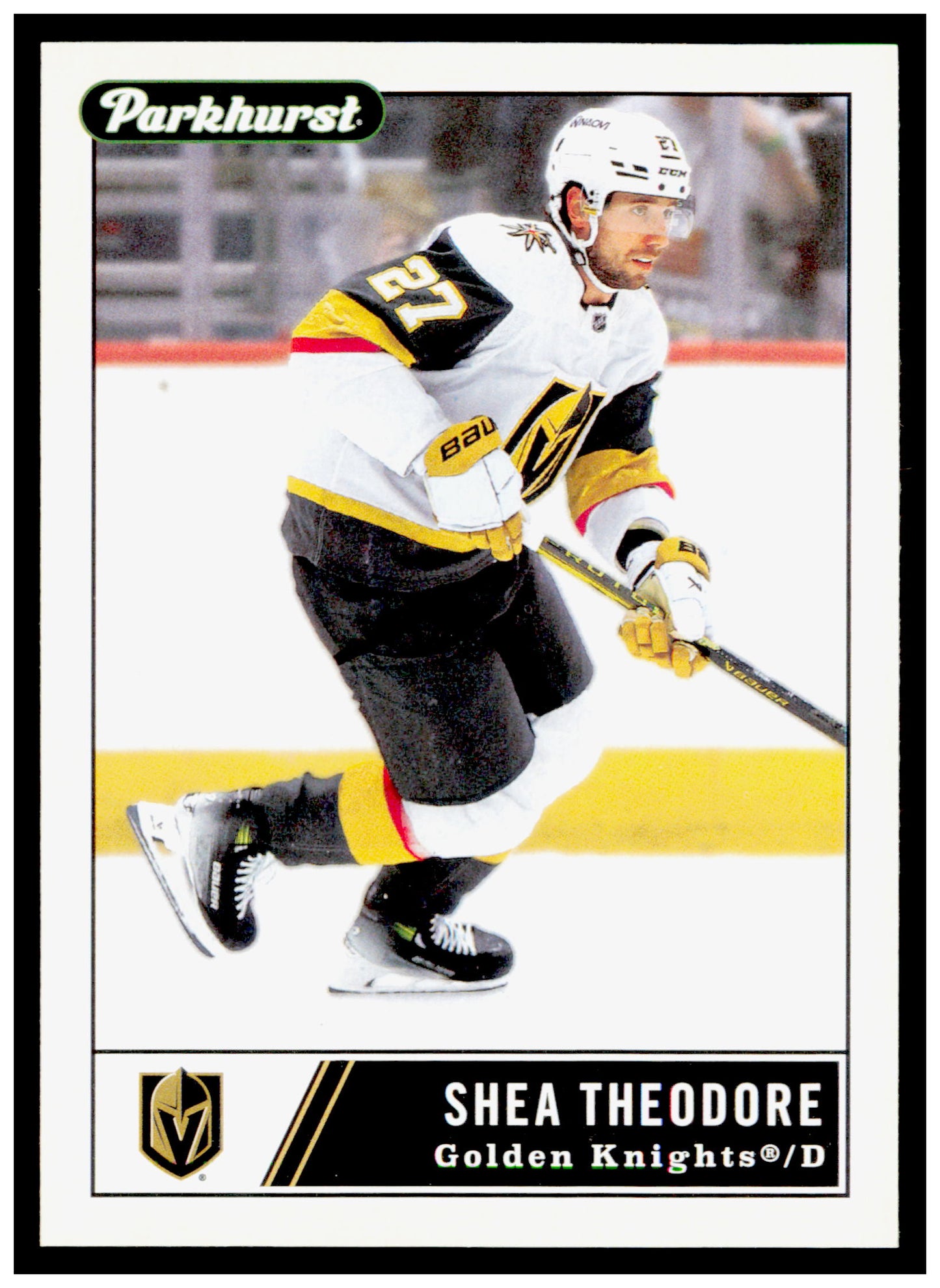 2025-26 Parkhurst Shea Theodore Card Vegas Golden Knights
