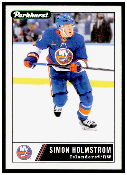 2025-26 Parkhurst Simon Holmstrom Card New York Islanders