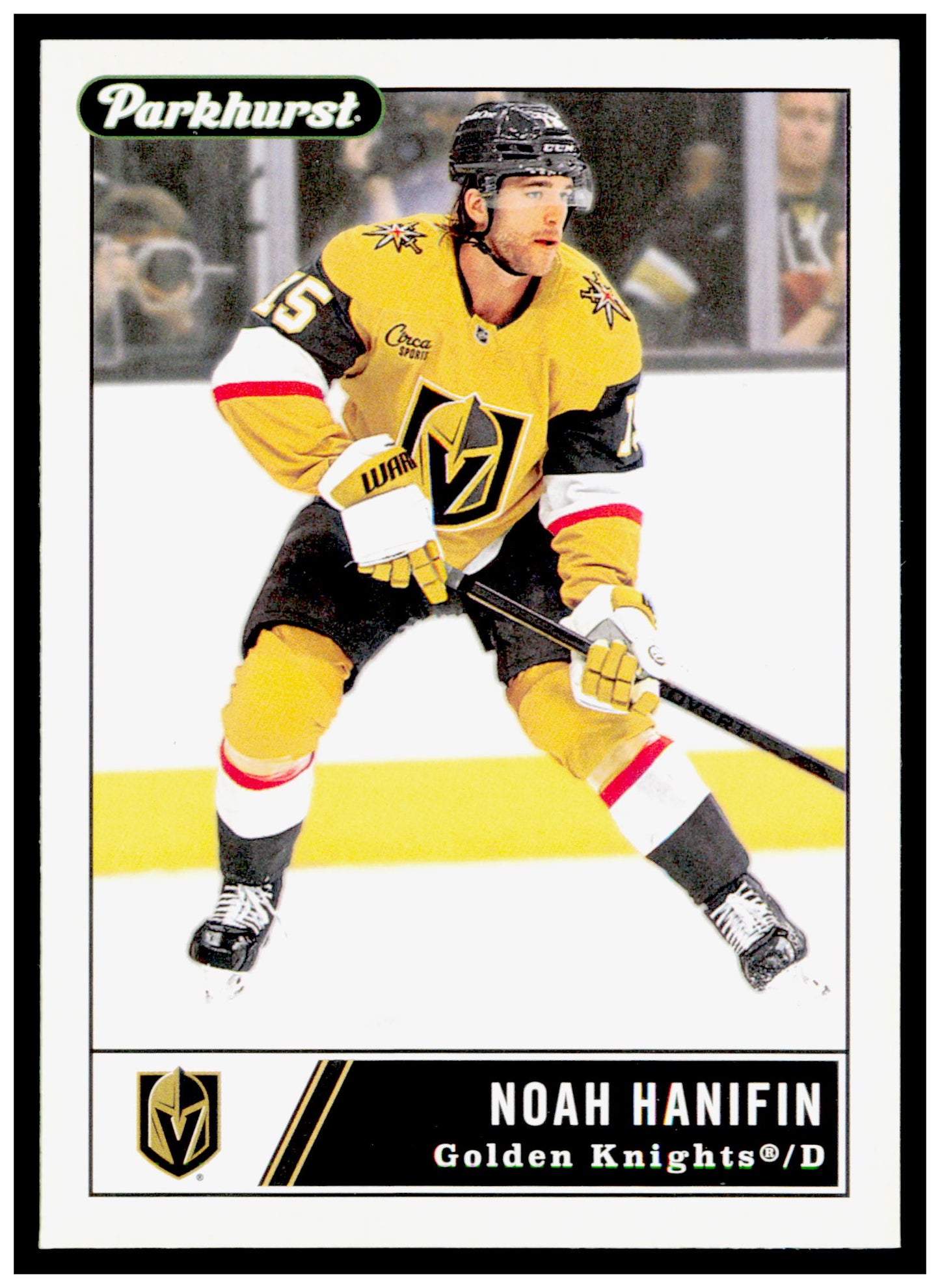 2025-26 Parkhurst Noah Hanifin Card Vegas Golden Knights