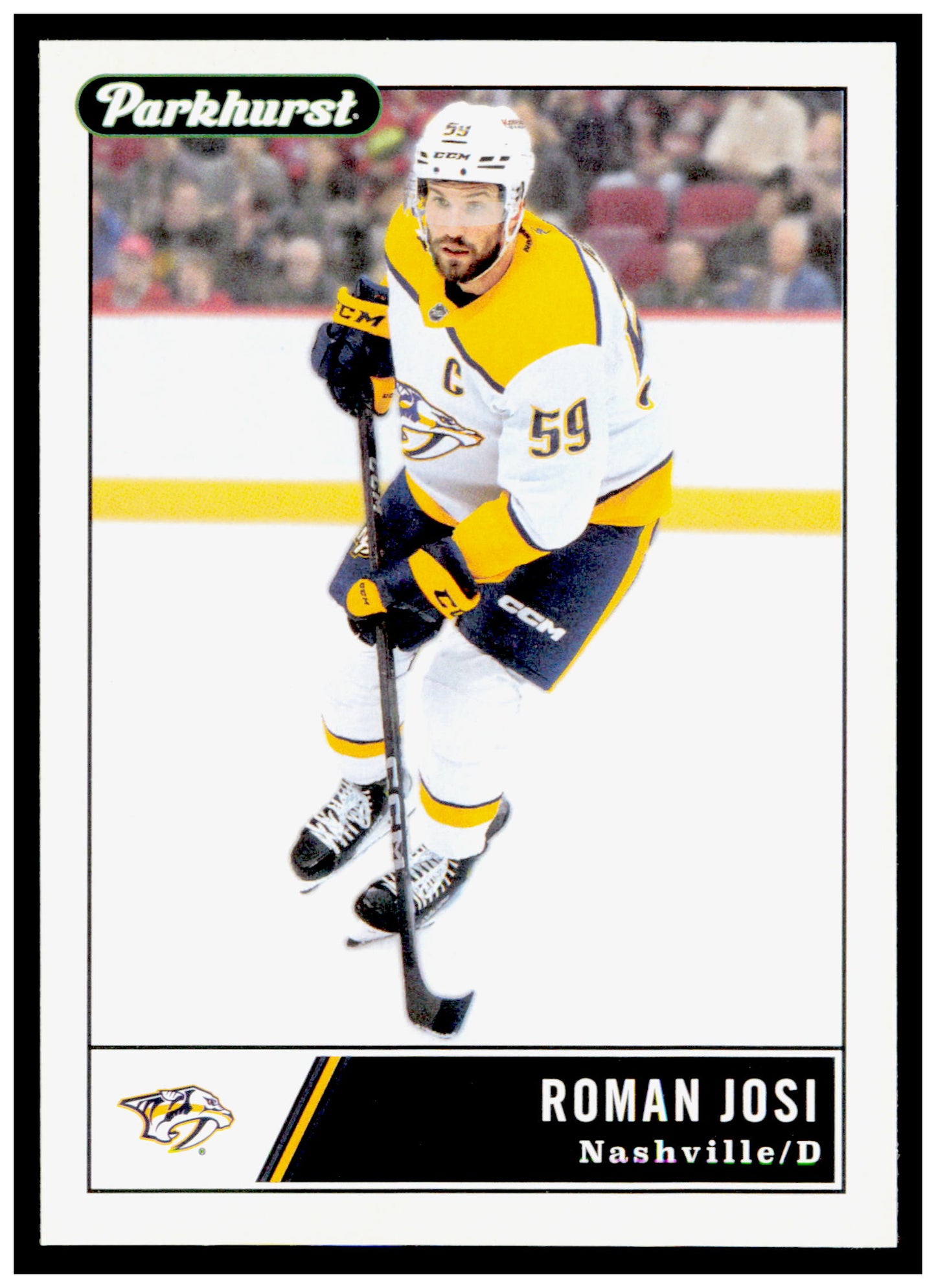 2025-26 Parkhurst Roman Josi Card Nashville Predators