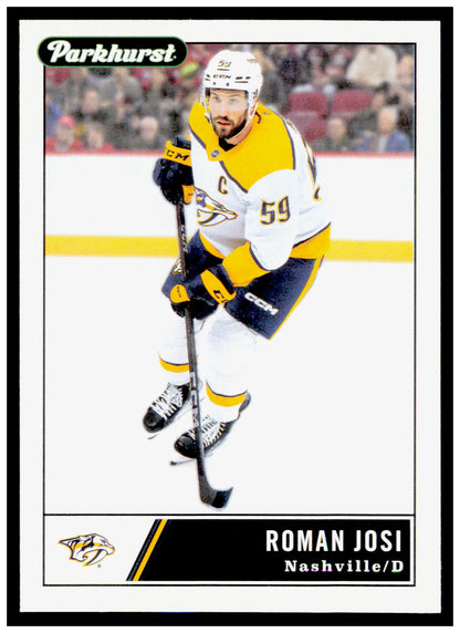 2025-26 Parkhurst Roman Josi Card Nashville Predators