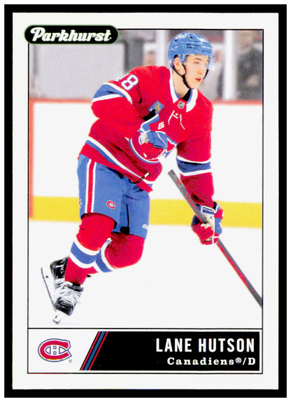 2025-26 Parkhurst Lane Hutson Card Montreal Canadiens