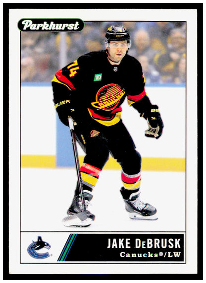 2025-26 Parkhurst Jake DeBrusk Card Vancouver Canucks
