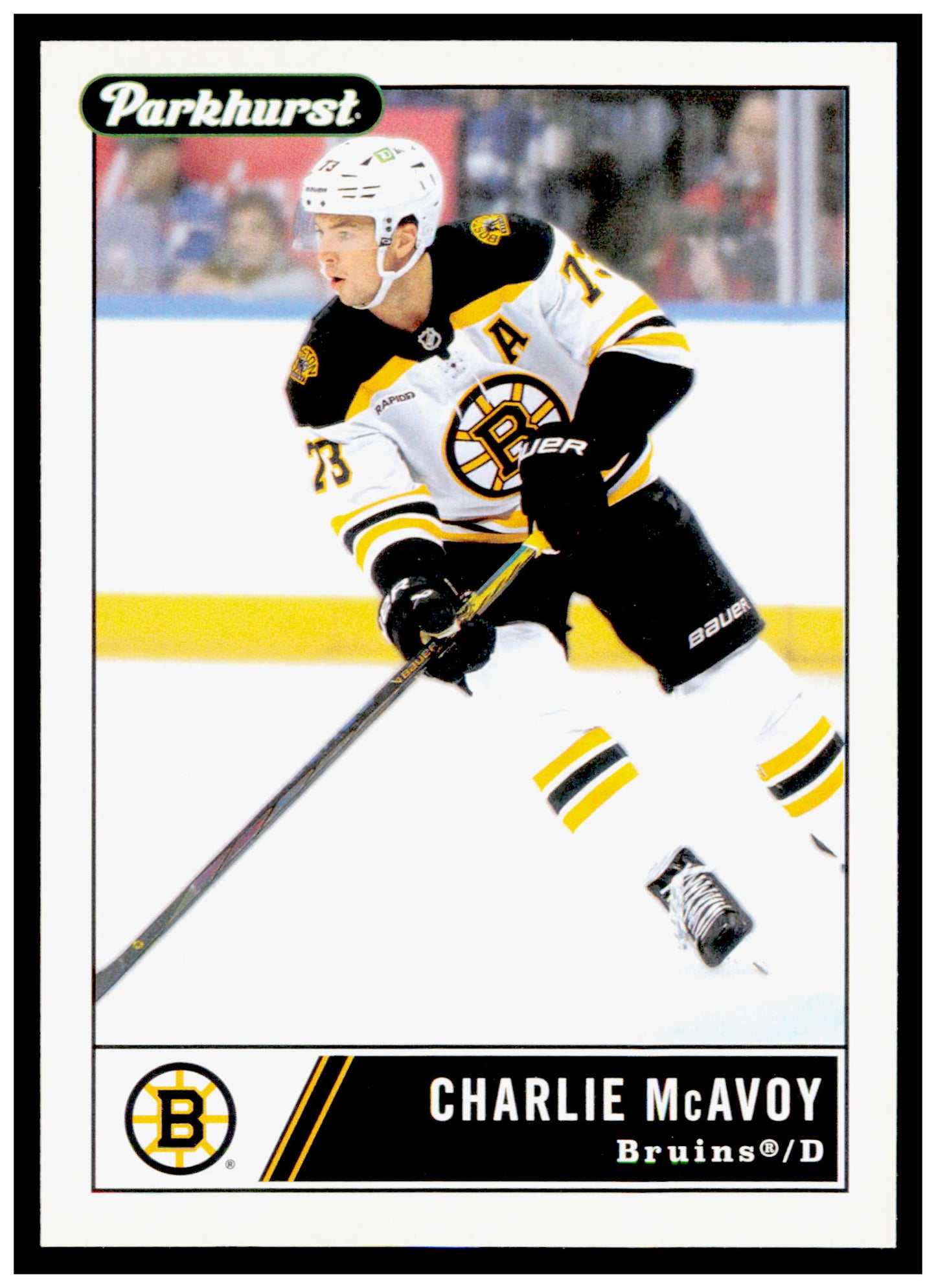 2025-26 Parkhurst Charlie McAvoy Card Boston Bruins