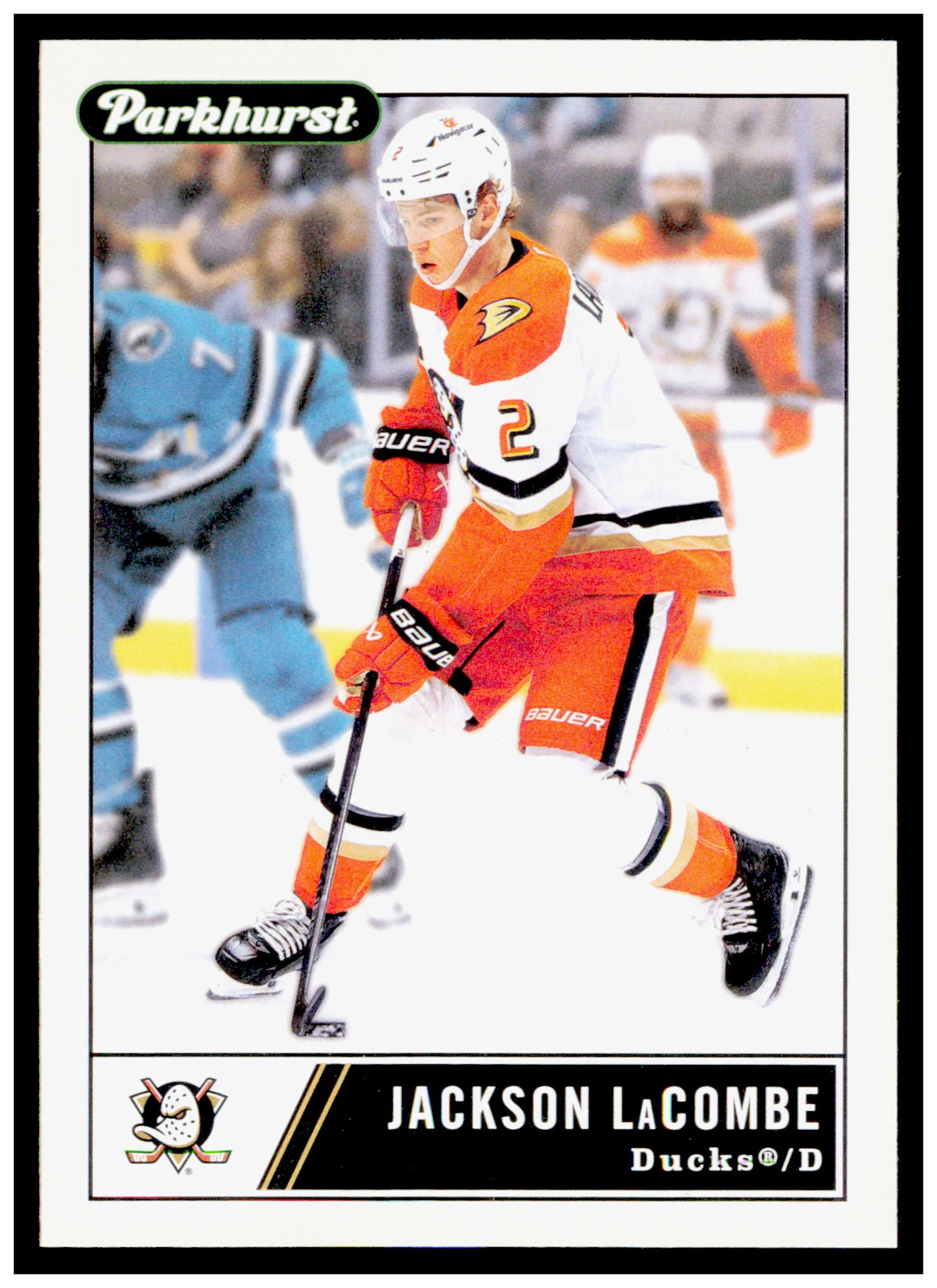 2025-26 Parkhurst Jackson LaCombe Card Anaheim Ducks