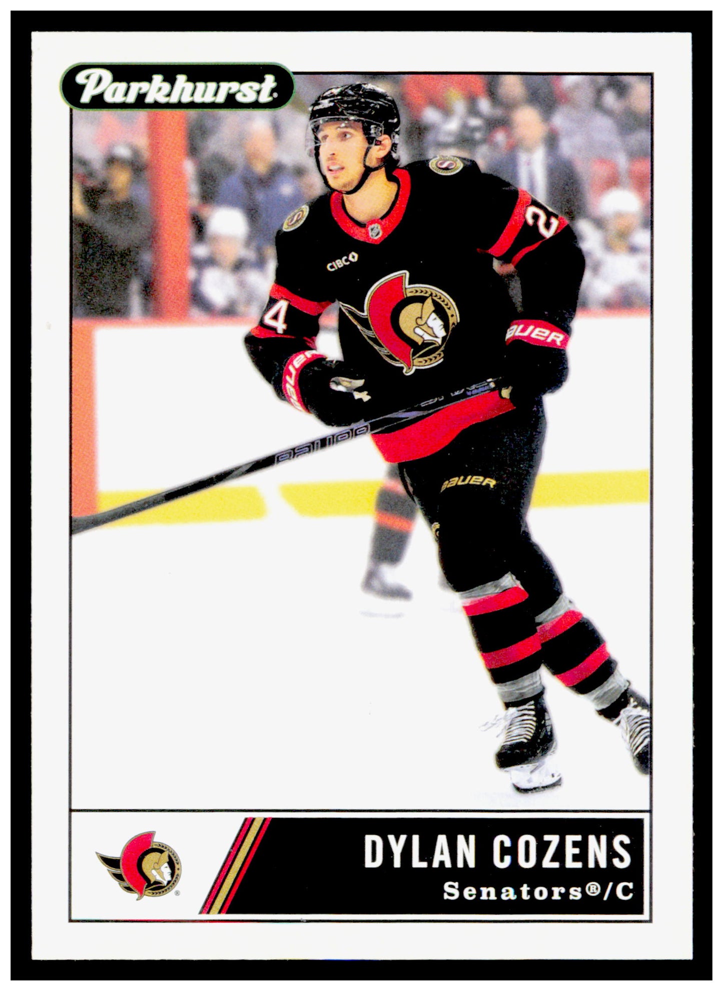2025-26 Parkhurst Dylan Cozens Card Ottawa Senators