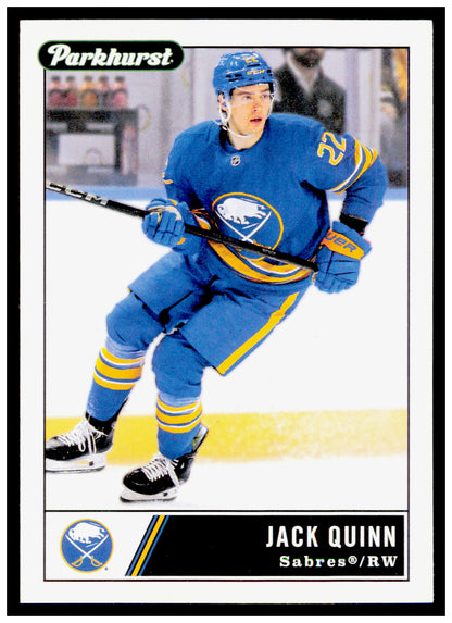 2025-26 Parkhurst Jack Quinn Card Buffalo Sabres