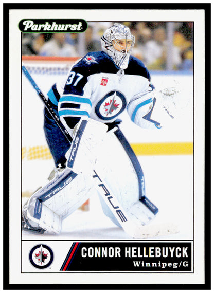 2025-26 Parkhurst Connor Hellebuyck Card Winnipeg Jets
