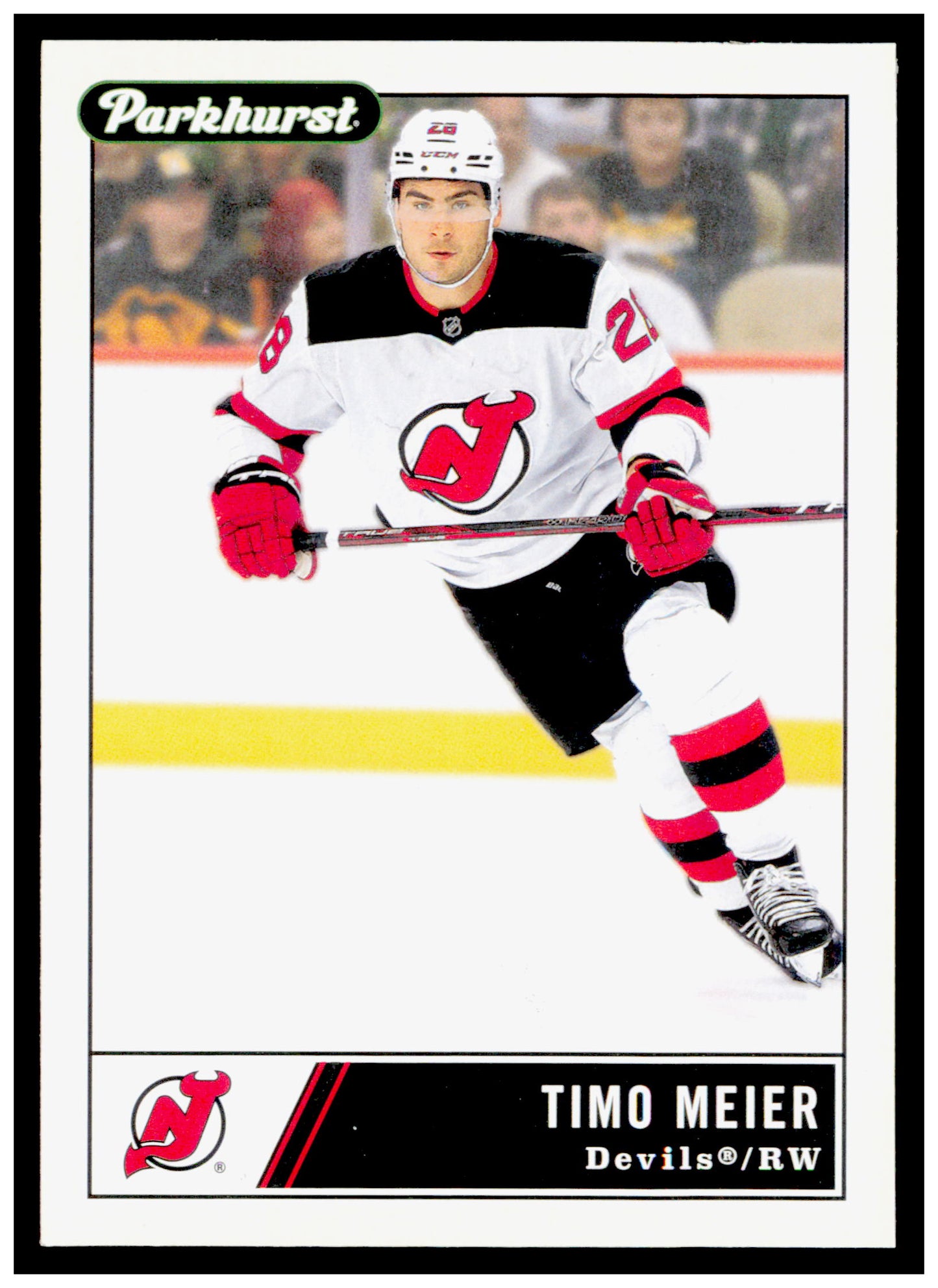 2025-26 Parkhurst Timo Meier Card New Jersey Devils