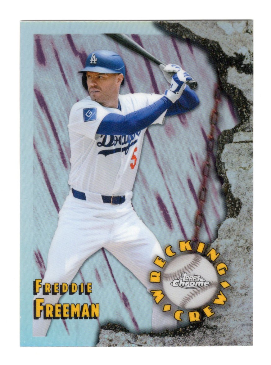 2026 Topps Chrome Freddie Freeman Card Wrecking Crew Los Angeles Dodgers