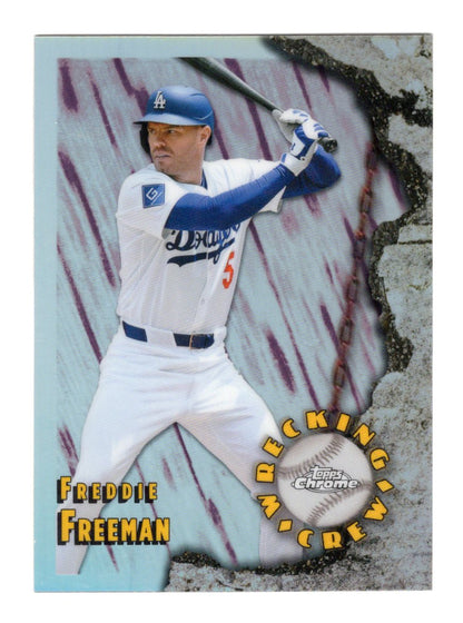 2026 Topps Chrome Freddie Freeman Card Wrecking Crew Los Angeles Dodgers