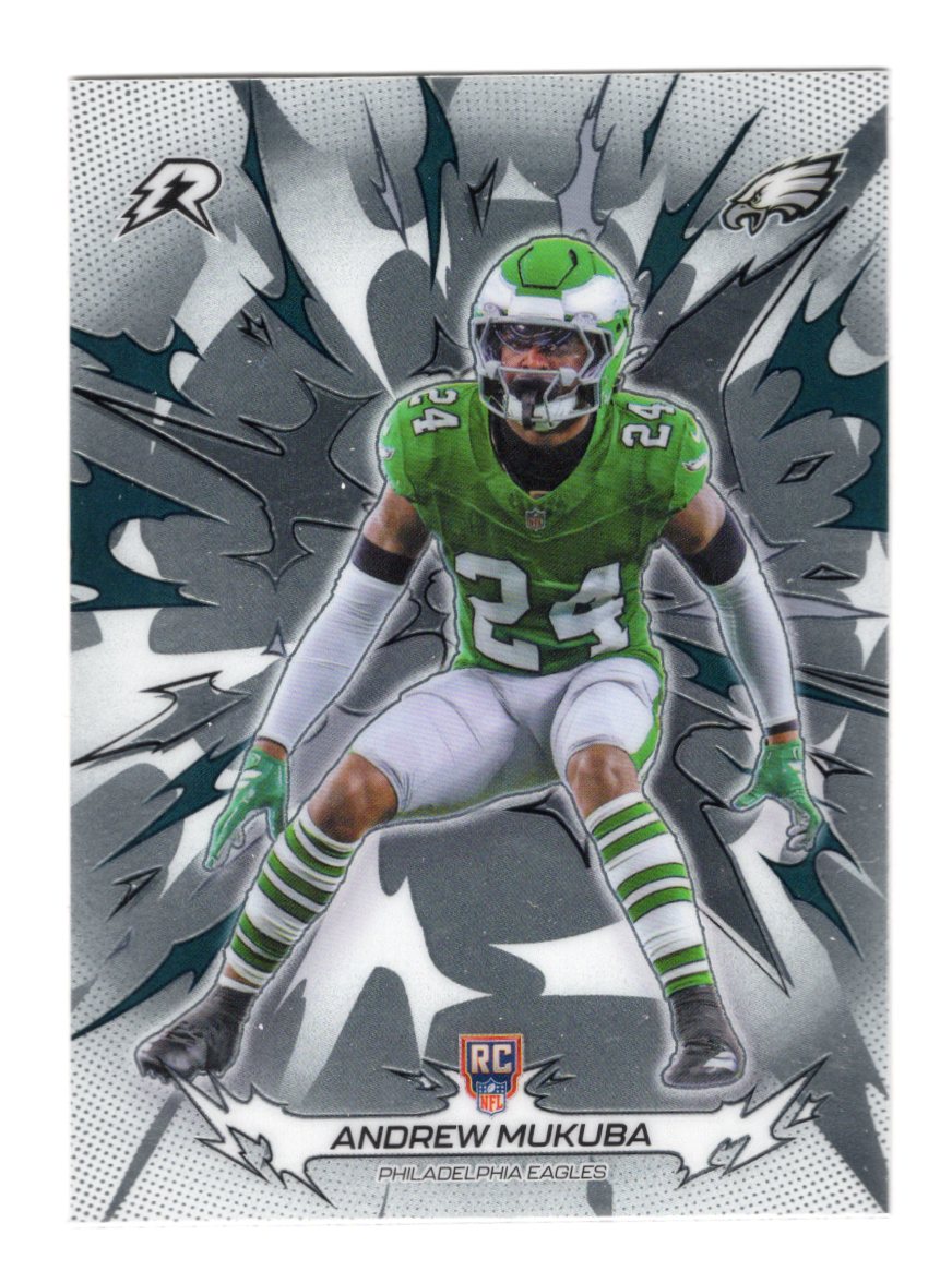 2025 Topps Resurgence Andrew Mukuba Card Rookie Philadelphia Eagles
