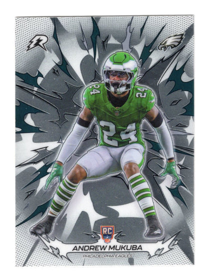 2025 Topps Resurgence Andrew Mukuba Card Rookie Philadelphia Eagles