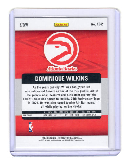 2024-25 Panini Revolution Dominique Wilkins Card Atlanta Hawks