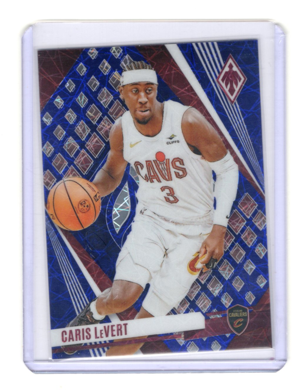 2023-24 Panini Phoenix Caris LeVert Card Phoenix Blue Lazer Cavaliers #/275