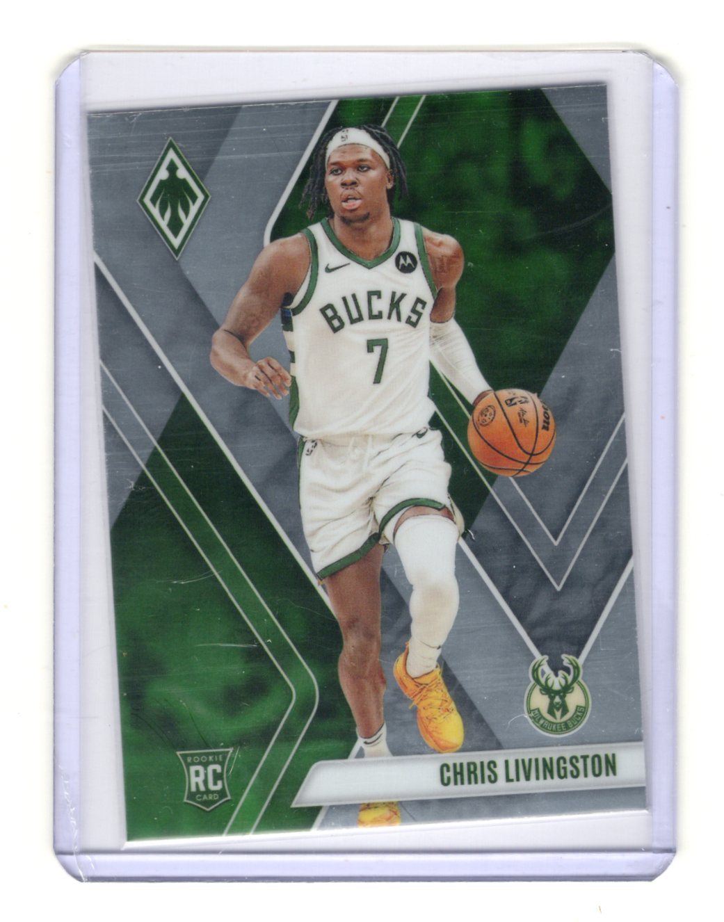 2023-24 Panini Phoenix Chris Livingston Card Rookie Milwaukee Bucks