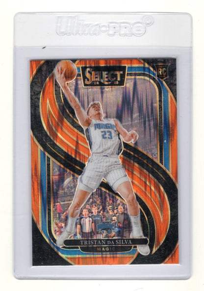 2024-25 Panini Select Tristan da Silva RC Orange Flash Prizm Premier #167 Magic
