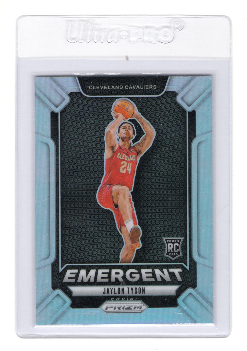 2024-25 Panini Prizm Jaylon Tyson Card Emergent Prizms Silver Cavaliers