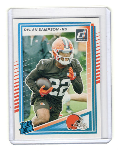 2025 Donruss Dylan Sampson Card Rookie Cleveland Browns